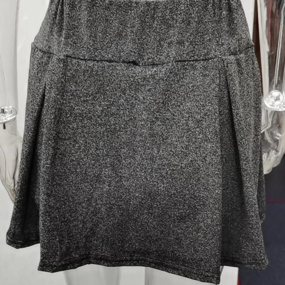 Women Short Quick Drying Solid Female High Waist Mini Skirts