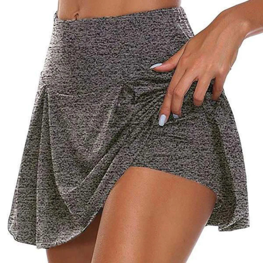 Women Short Quick Drying Solid Female High Waist Mini Skirts