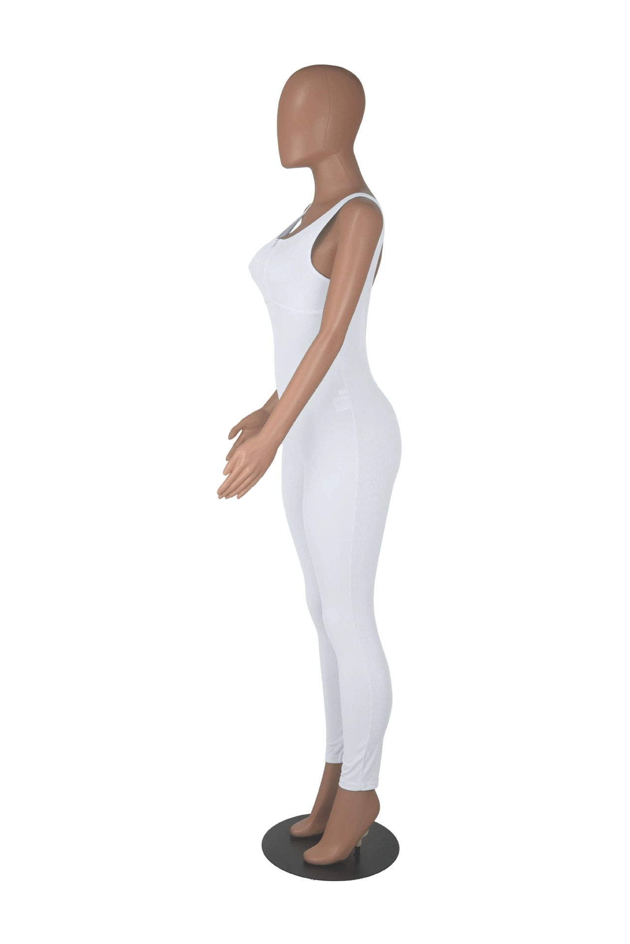 New Arrival Cross-Border Fashion European and American Women's Clothing Pure Color Backless Siamese Sleeveless Pants