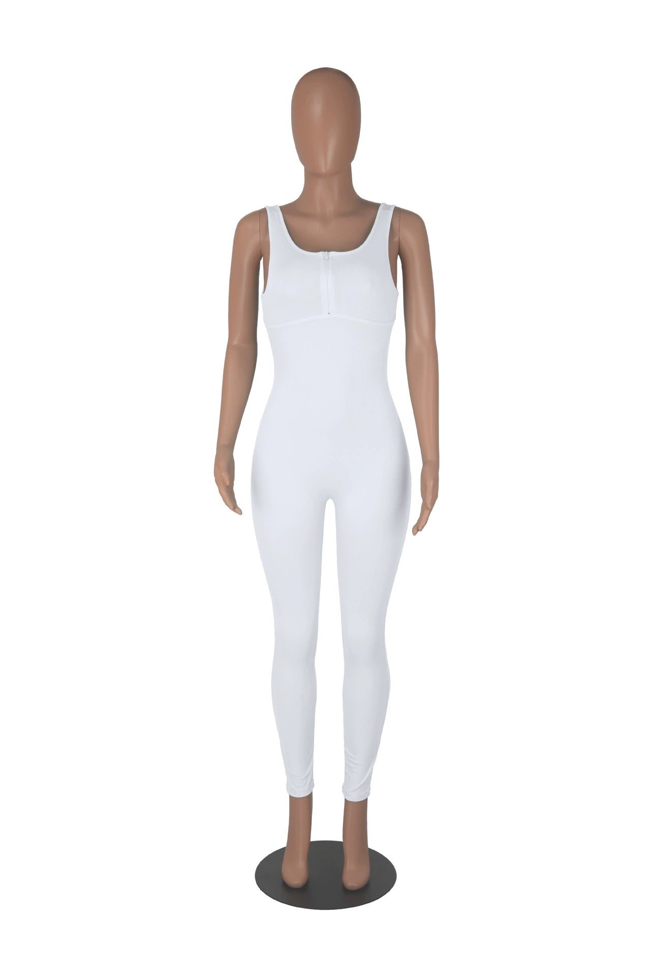 New Arrival Cross-Border Fashion European and American Women's Clothing Pure Color Backless Siamese Sleeveless Pants