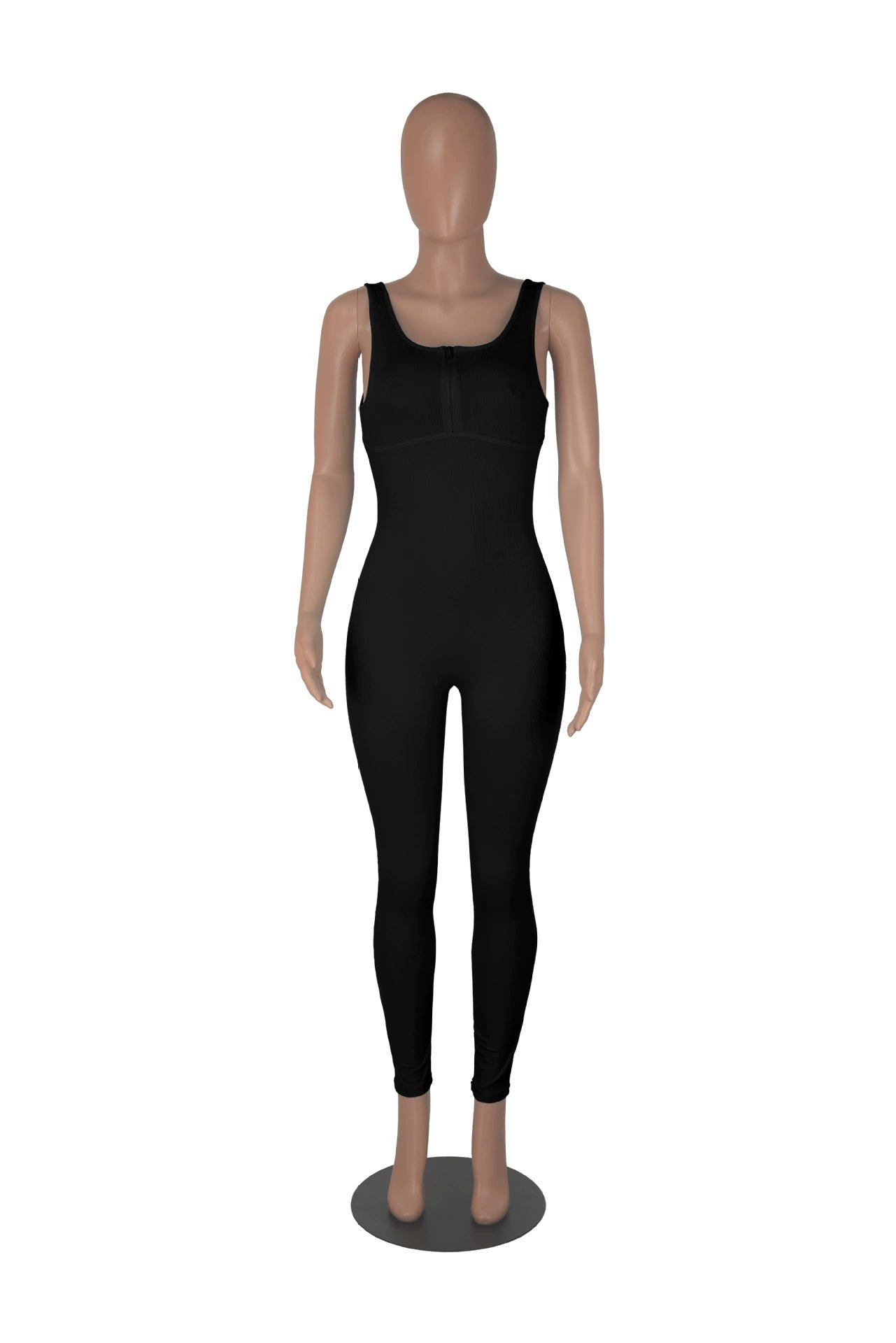 New Arrival Cross-Border Fashion European and American Women's Clothing Pure Color Backless Siamese Sleeveless Pants