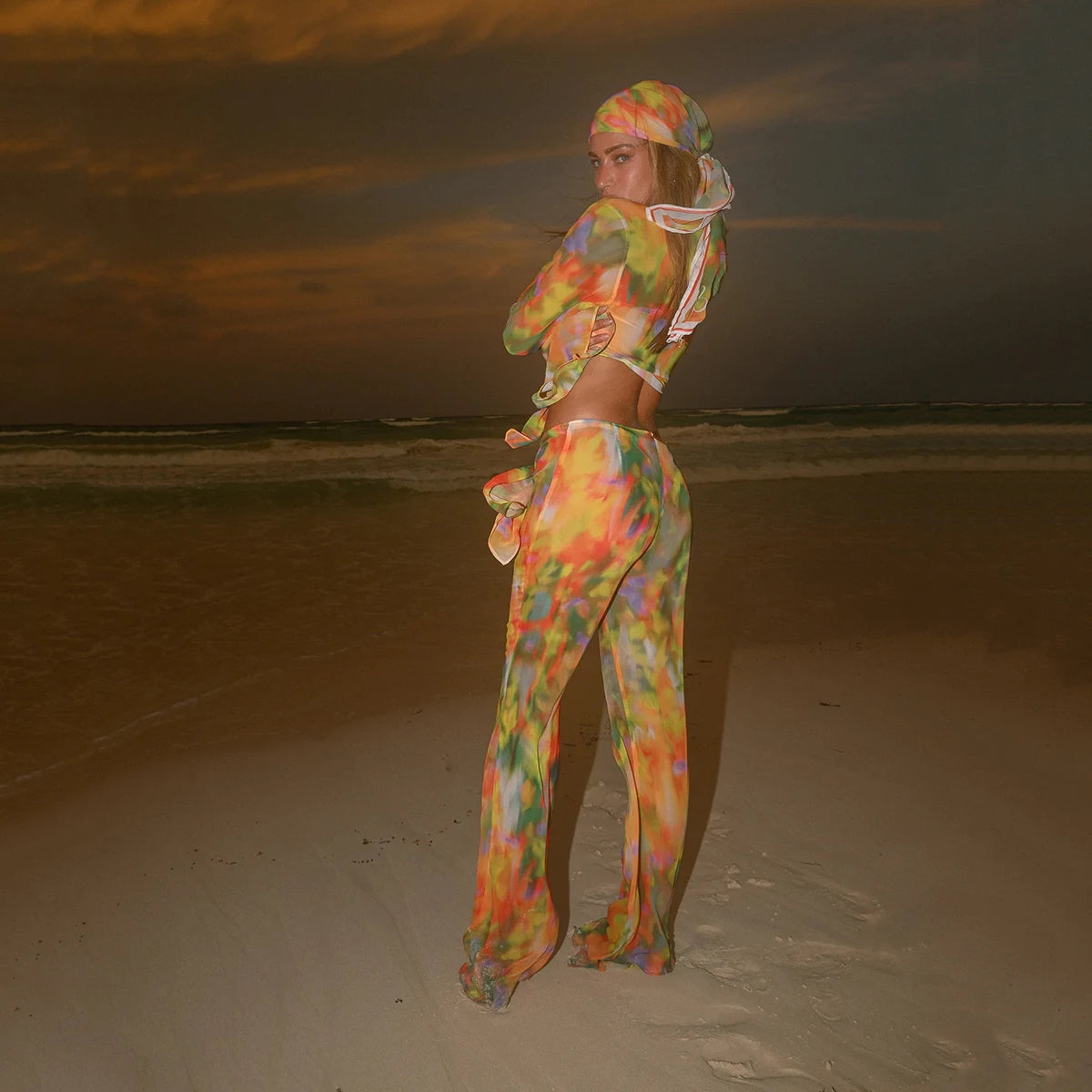 2 Cover Ups High Waist Bikinis