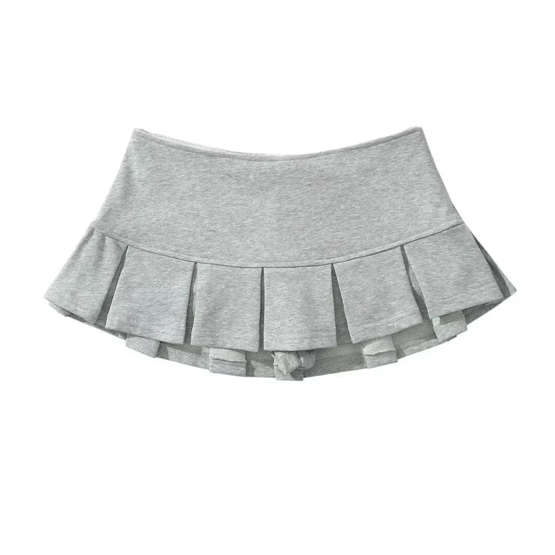 A-line Pleated Skirt Casual Skort