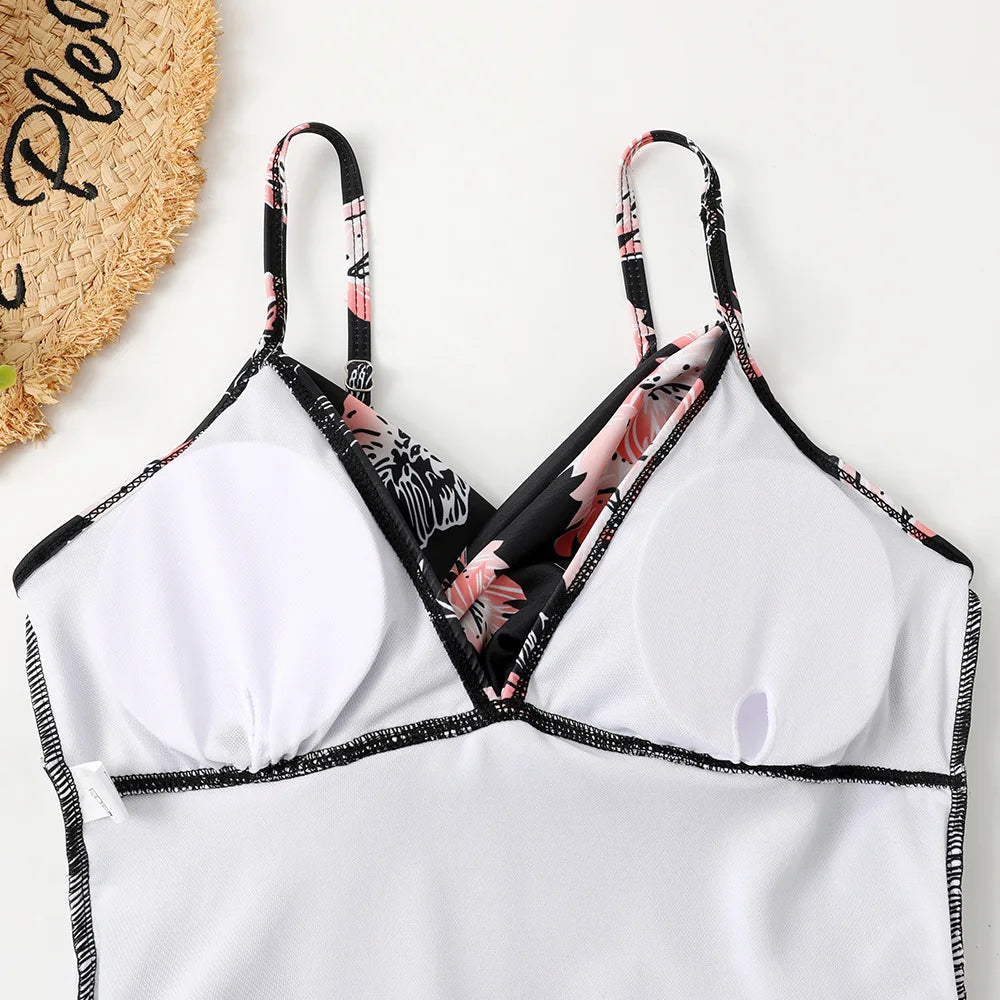 S - XXL Sexy Wrinkled One Piece Swimsuit Women