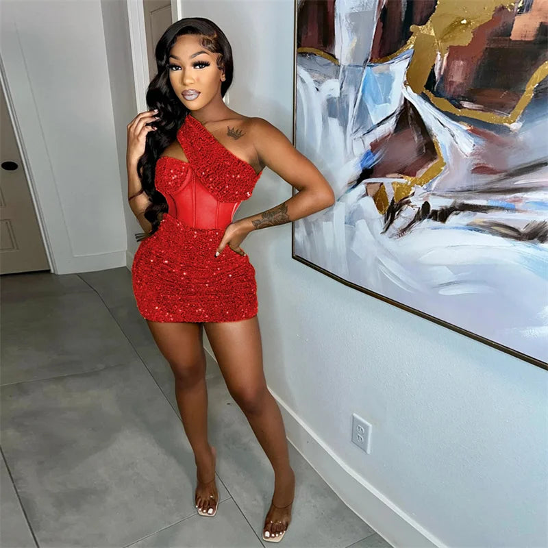 See Through Mesh Women Sexy Party Dress
