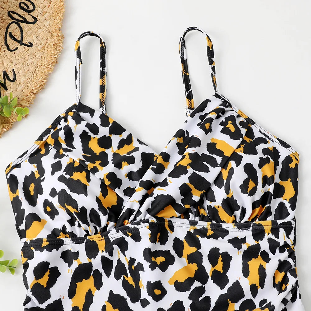 S - XXL Sexy Wrinkled One Piece Swimsuit Women