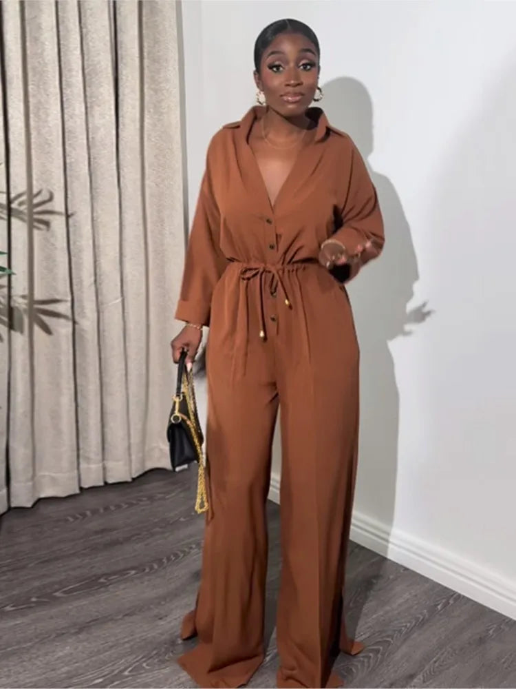 Women Elegant White Cargo Jumpsuit Romper