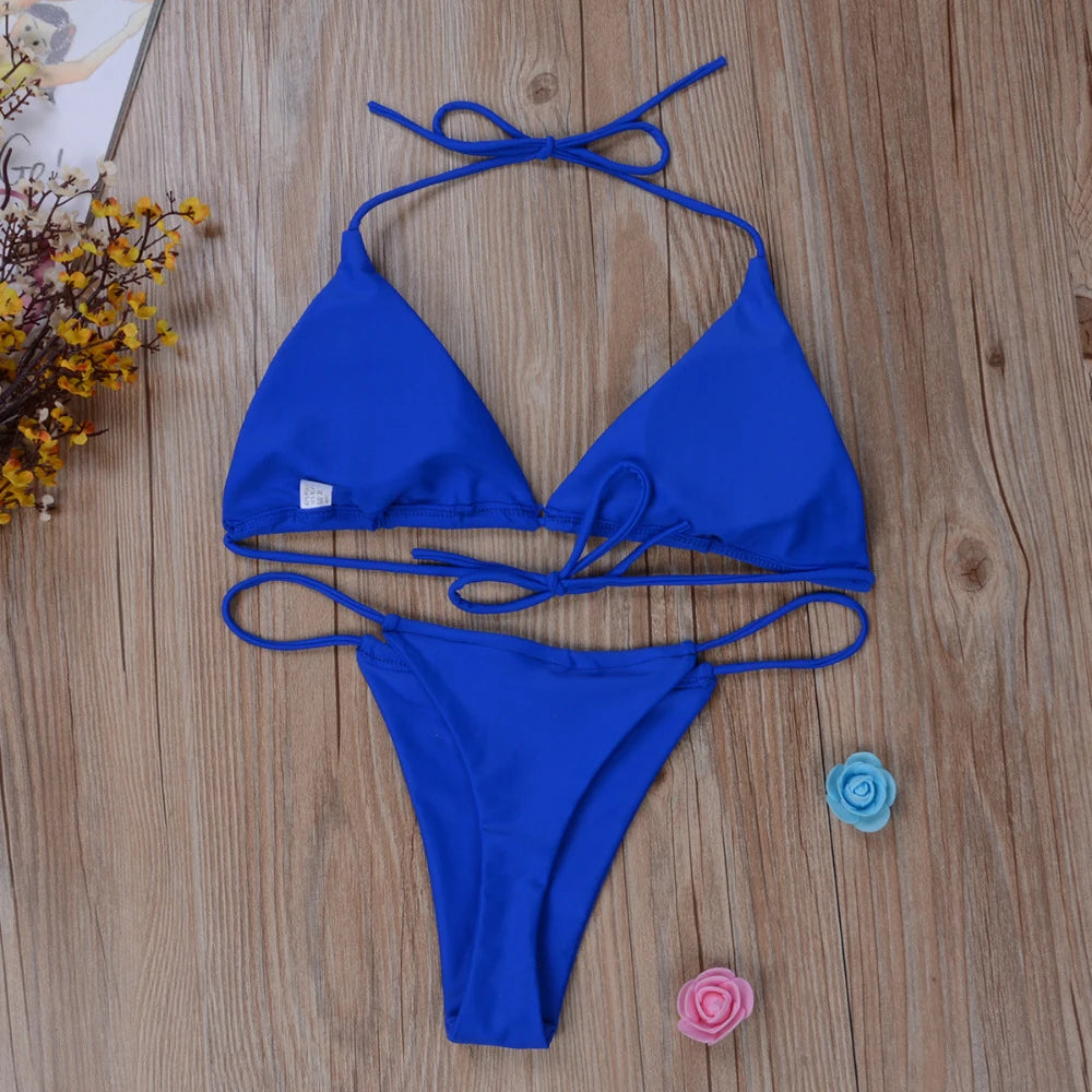 Sexy Thong Bikini Set