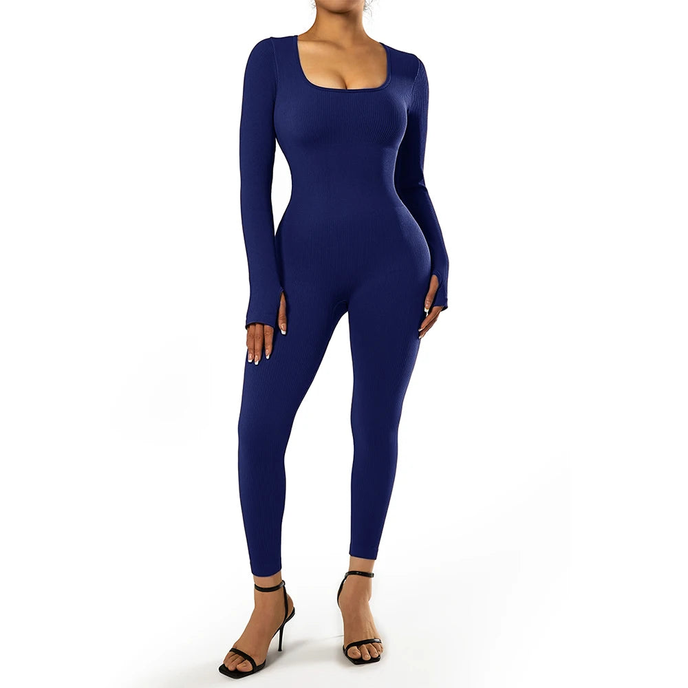 Women ‘s slim front Zipper Casual Brown Fitness Romper