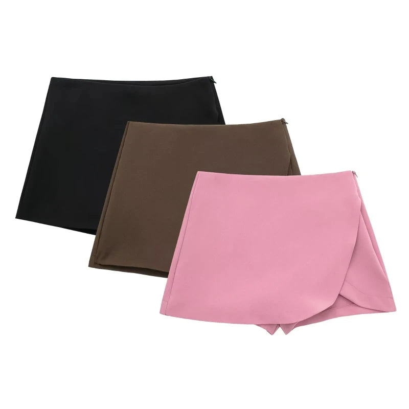Women's High waist Skirt Shorts