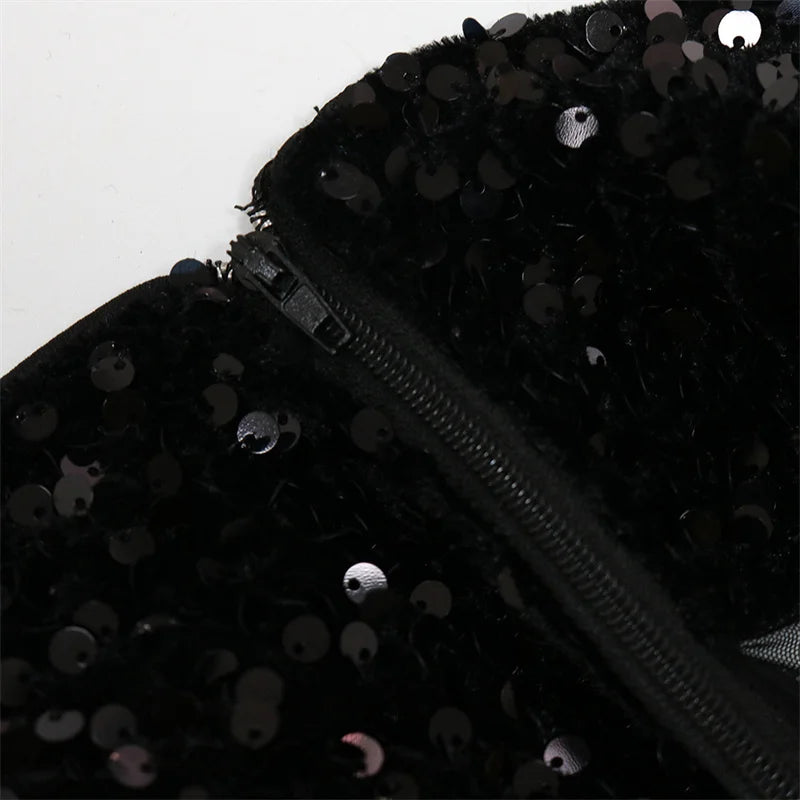 See Through Mesh Women Sexy Party Dress