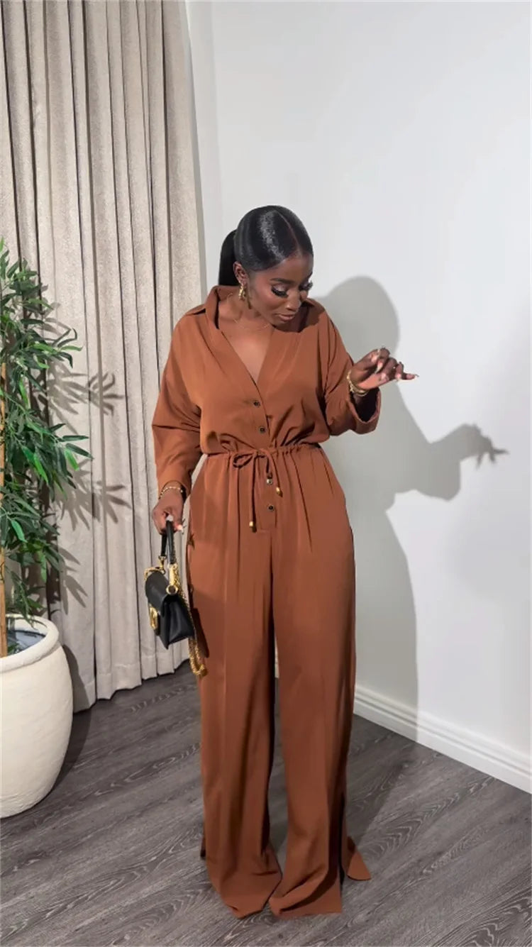Women Elegant White Cargo Jumpsuit Romper