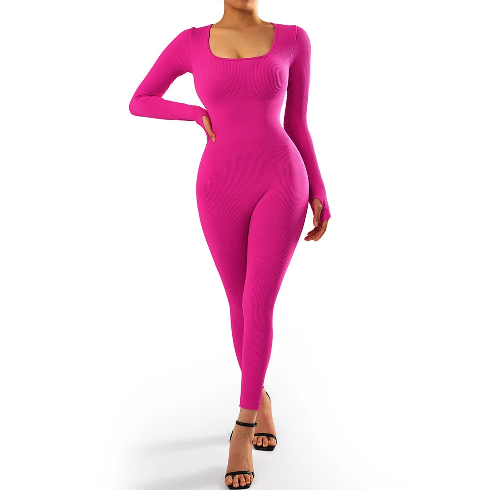 Women ‘s slim front Zipper Casual Brown Fitness Romper