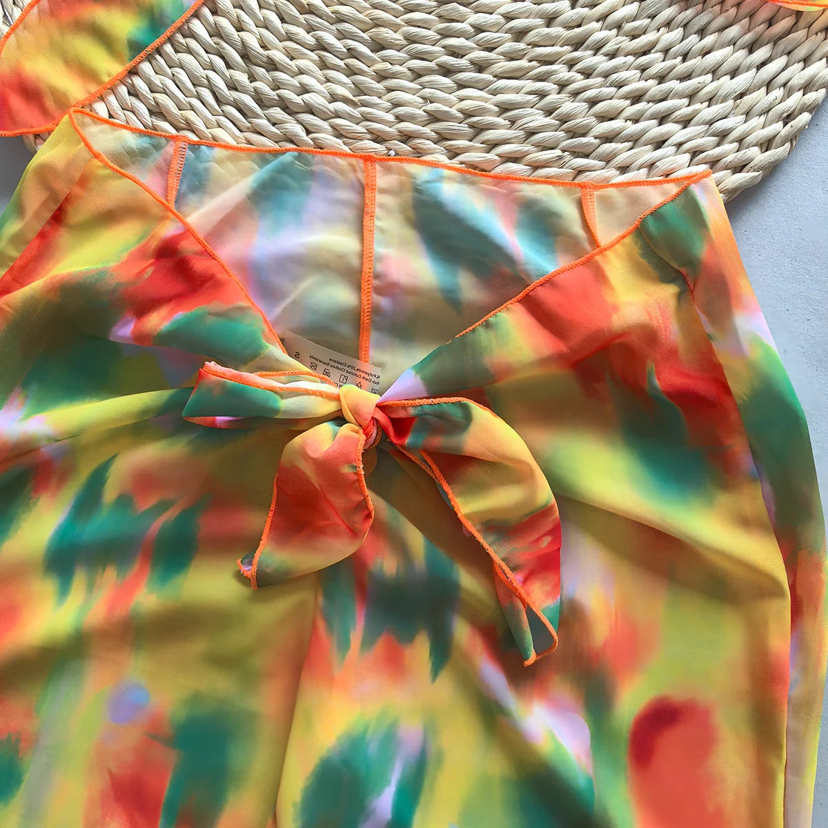 2 Cover Ups High Waist Bikinis