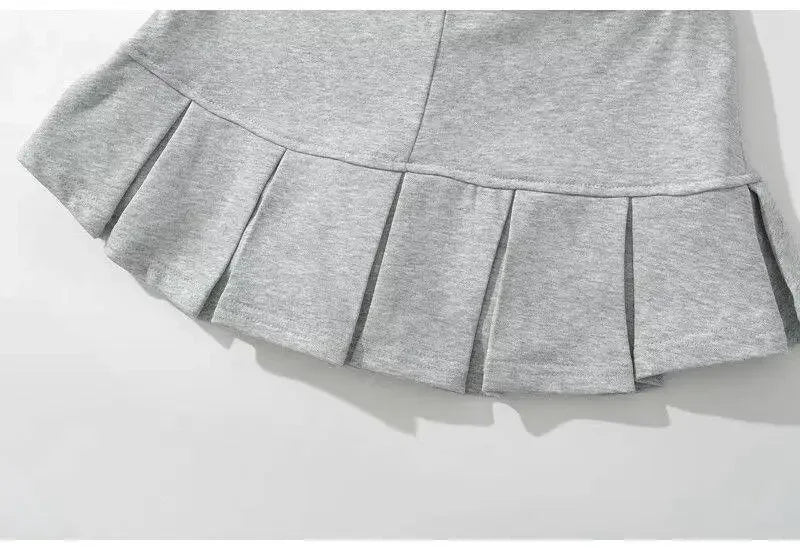 A-line Pleated Skirt Casual Skort