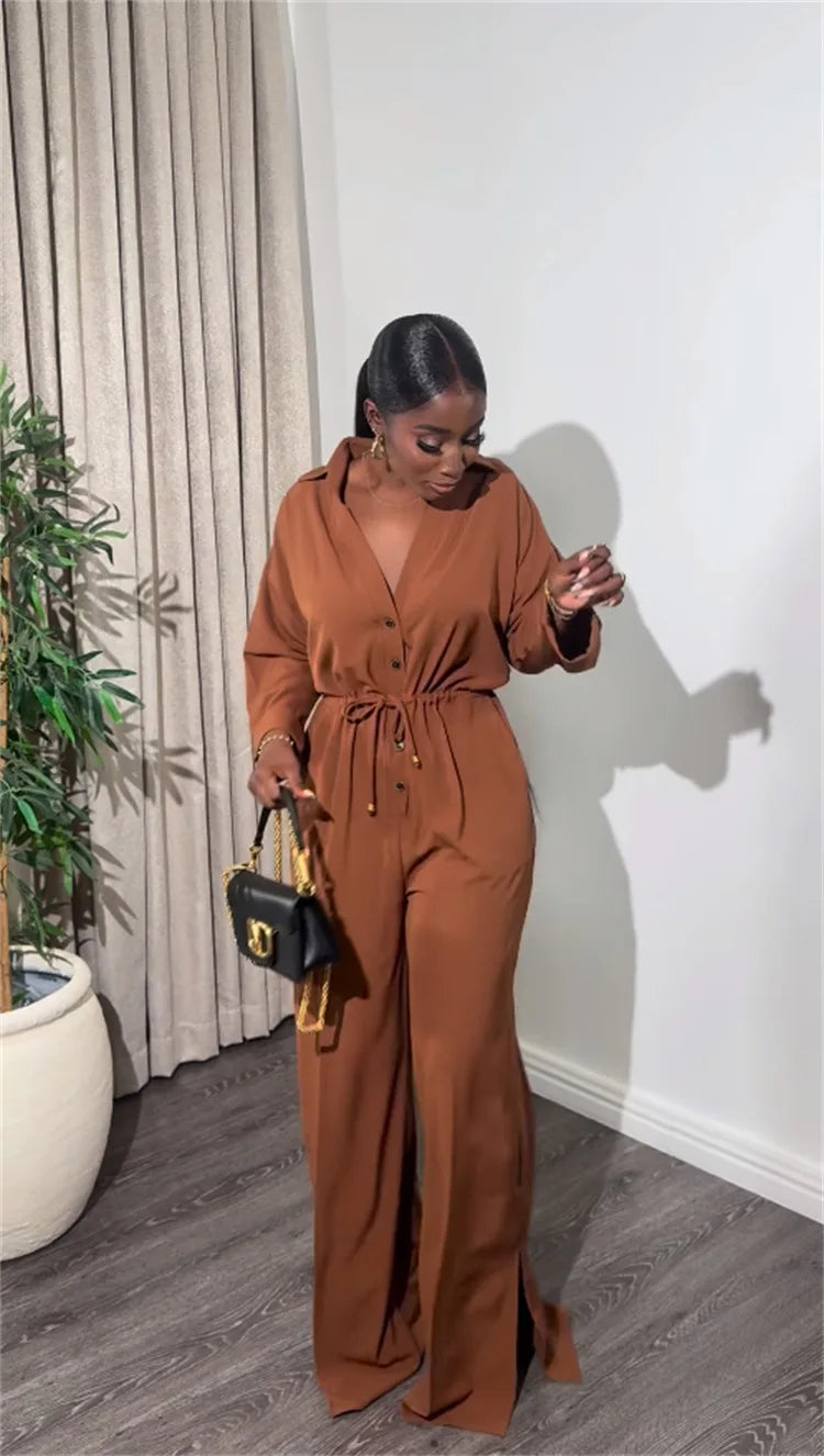 Women Elegant White Cargo Jumpsuit Romper