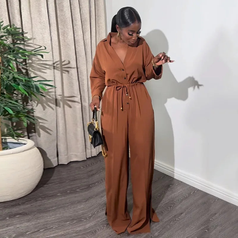 Women Elegant White Cargo Jumpsuit Romper