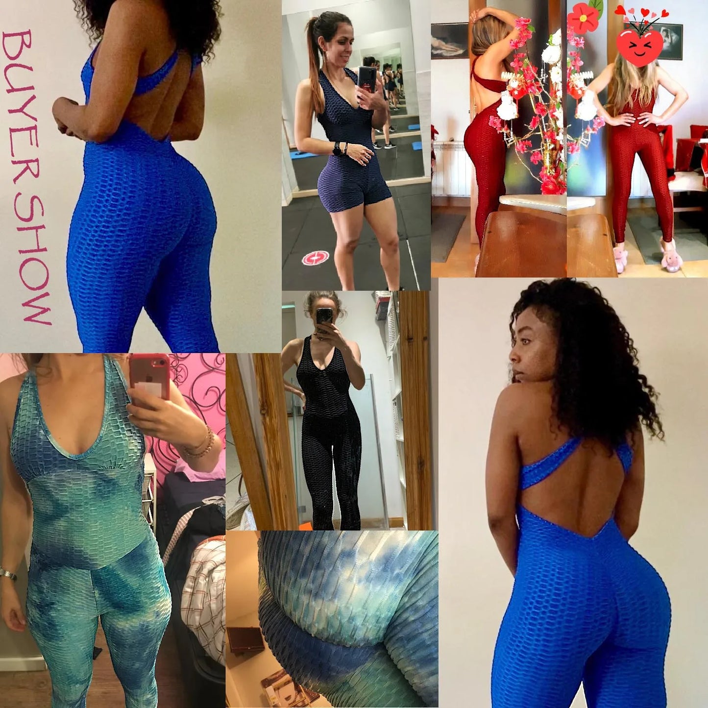 Women's Sexy Fitness Backless Halter Romper Bodysuit