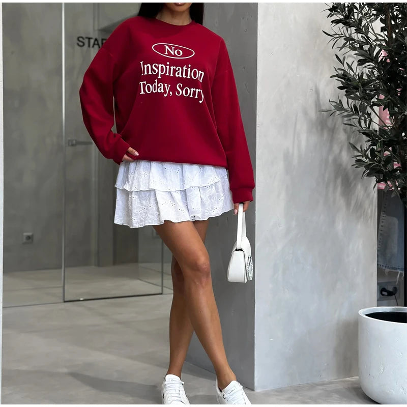Elegant White Ruffled High Waist Mini Skirt For Women