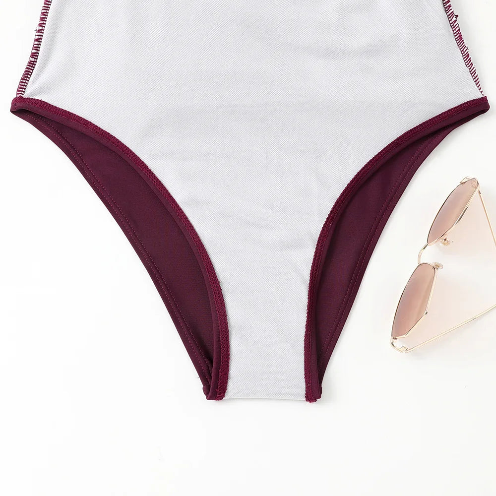 S - XXL Sexy Wrinkled One Piece Swimsuit Women