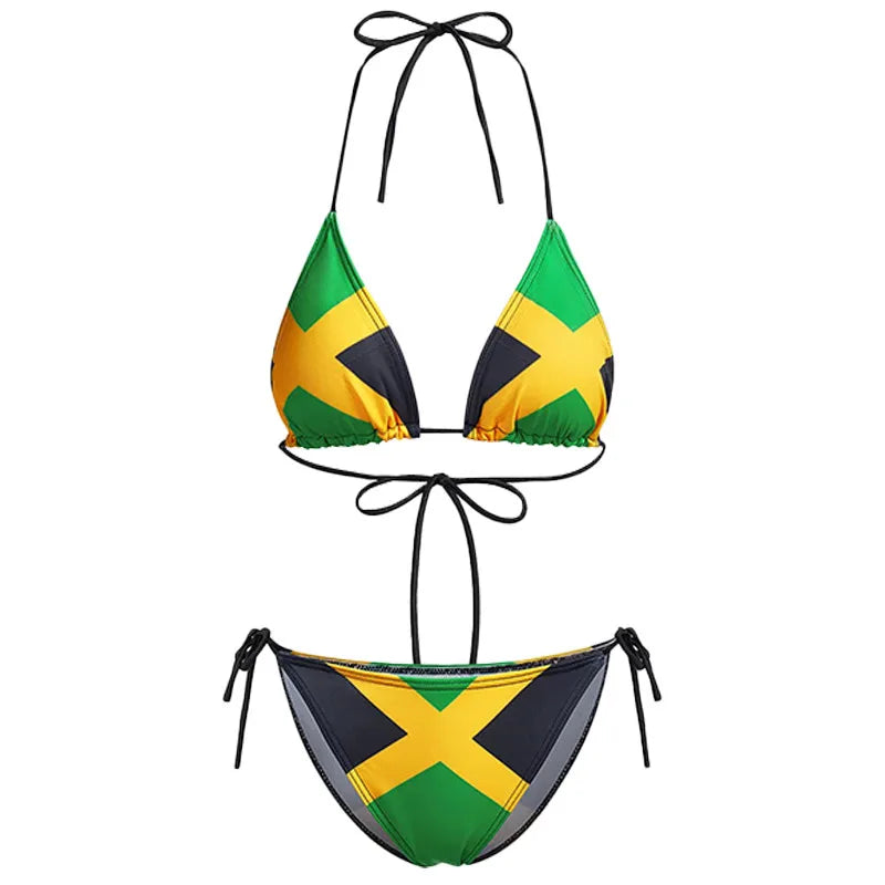 Sexy Jamaican Bikini Flag Rags for Women