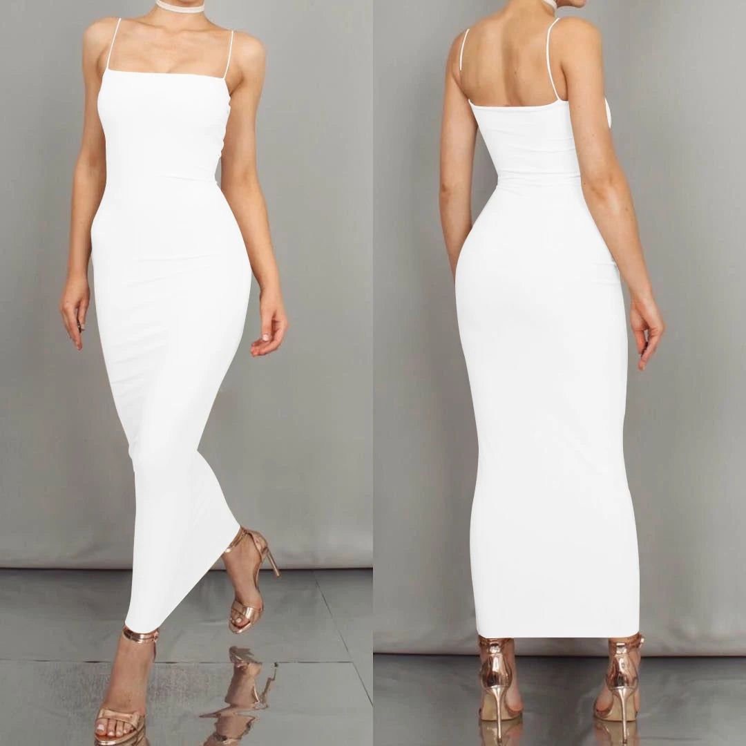 Women's Long Sling  Sexy Club Dress