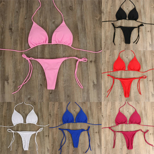 Sexy Thong Bikini Set